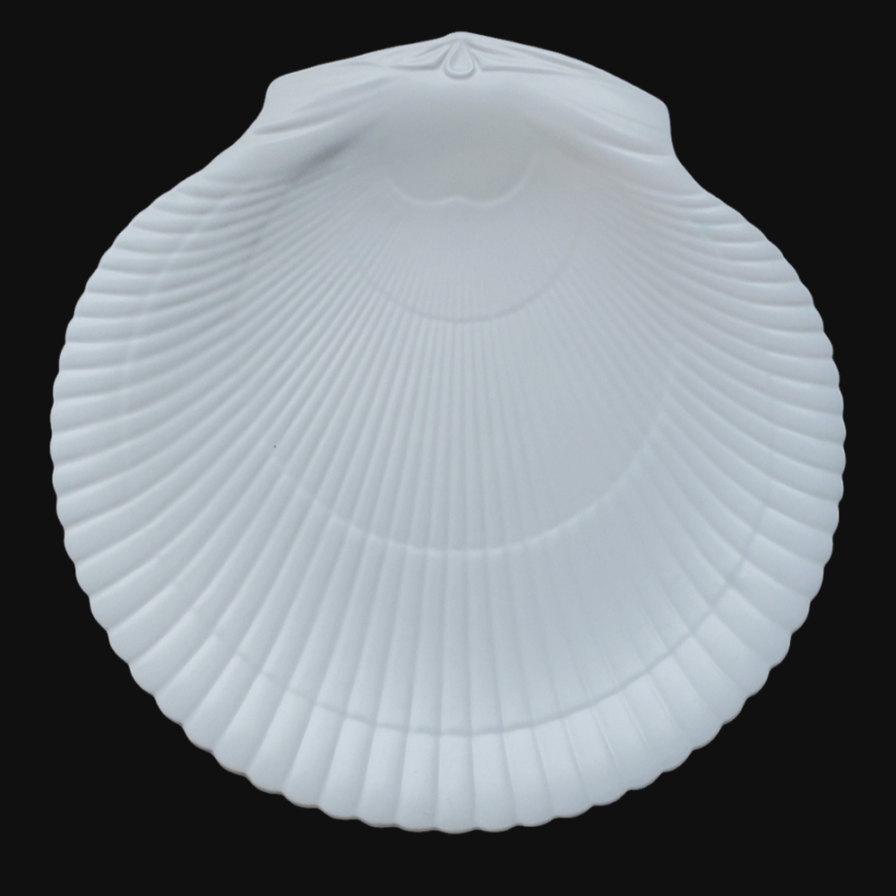 Etruria & Barlaston Wedgewood Shell Serving Plate 11" Nautilus Satin
